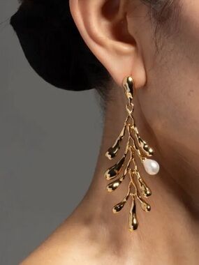ALEXIS BITTAR Perla Cascading Drop Earrings